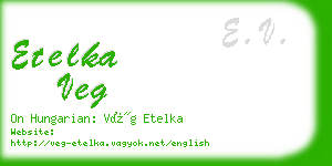 etelka veg business card